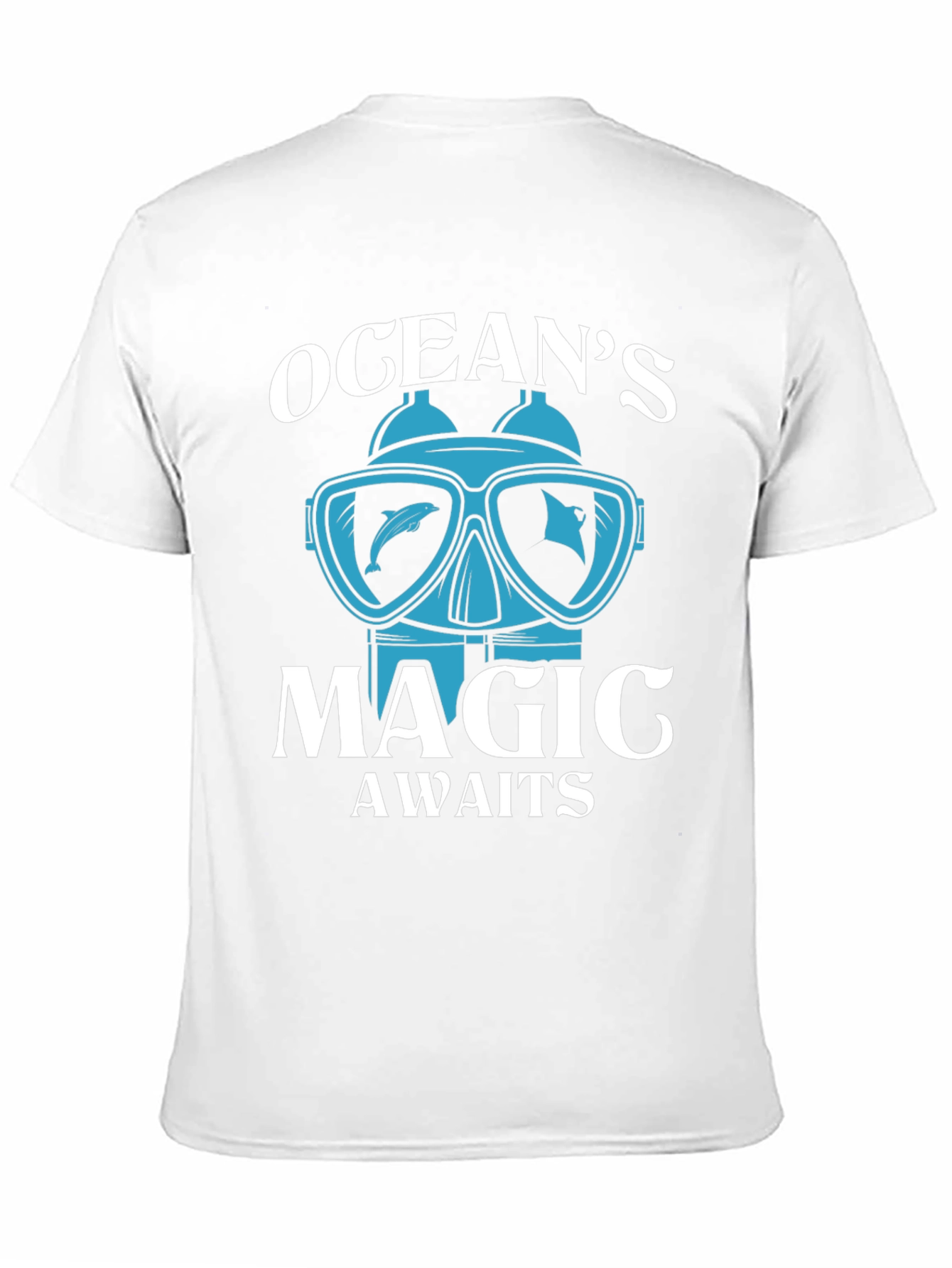 Oceans Magic Awaits T-Shirt - Diving & Adventure Tee