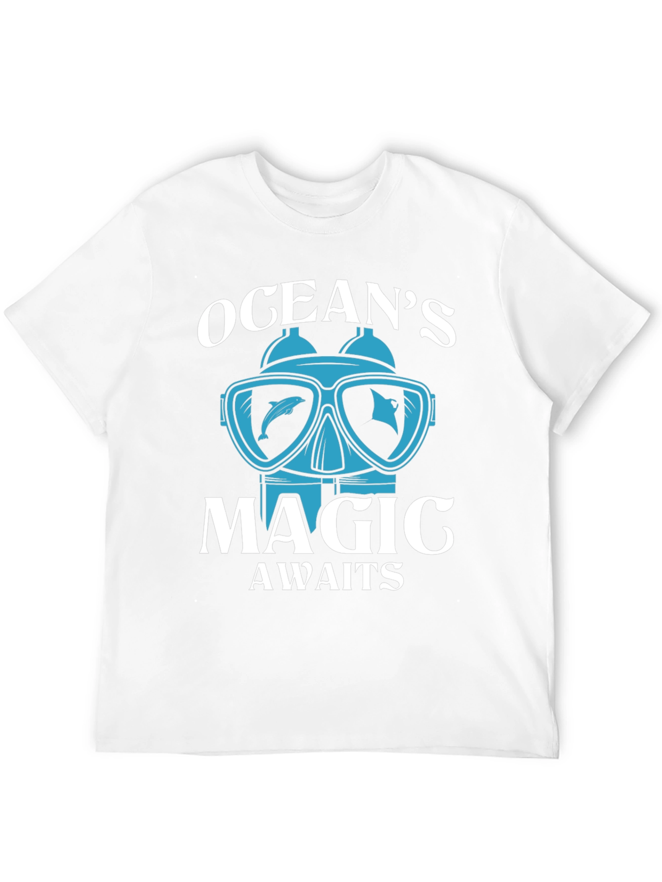 Oceans Magic Awaits T-Shirt - Diving & Adventure Tee