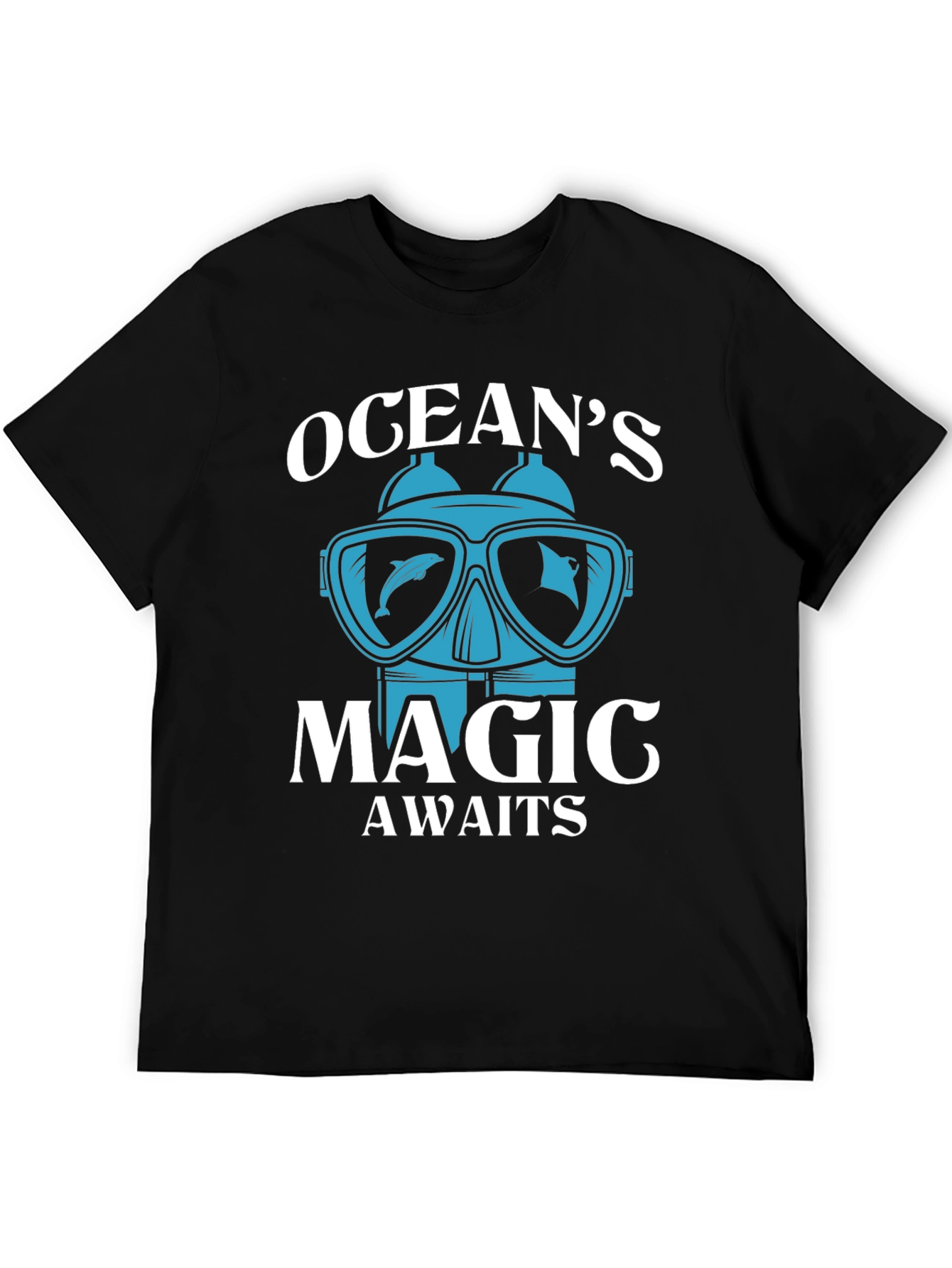 Oceans Magic Awaits T-Shirt - Diving & Adventure Tee