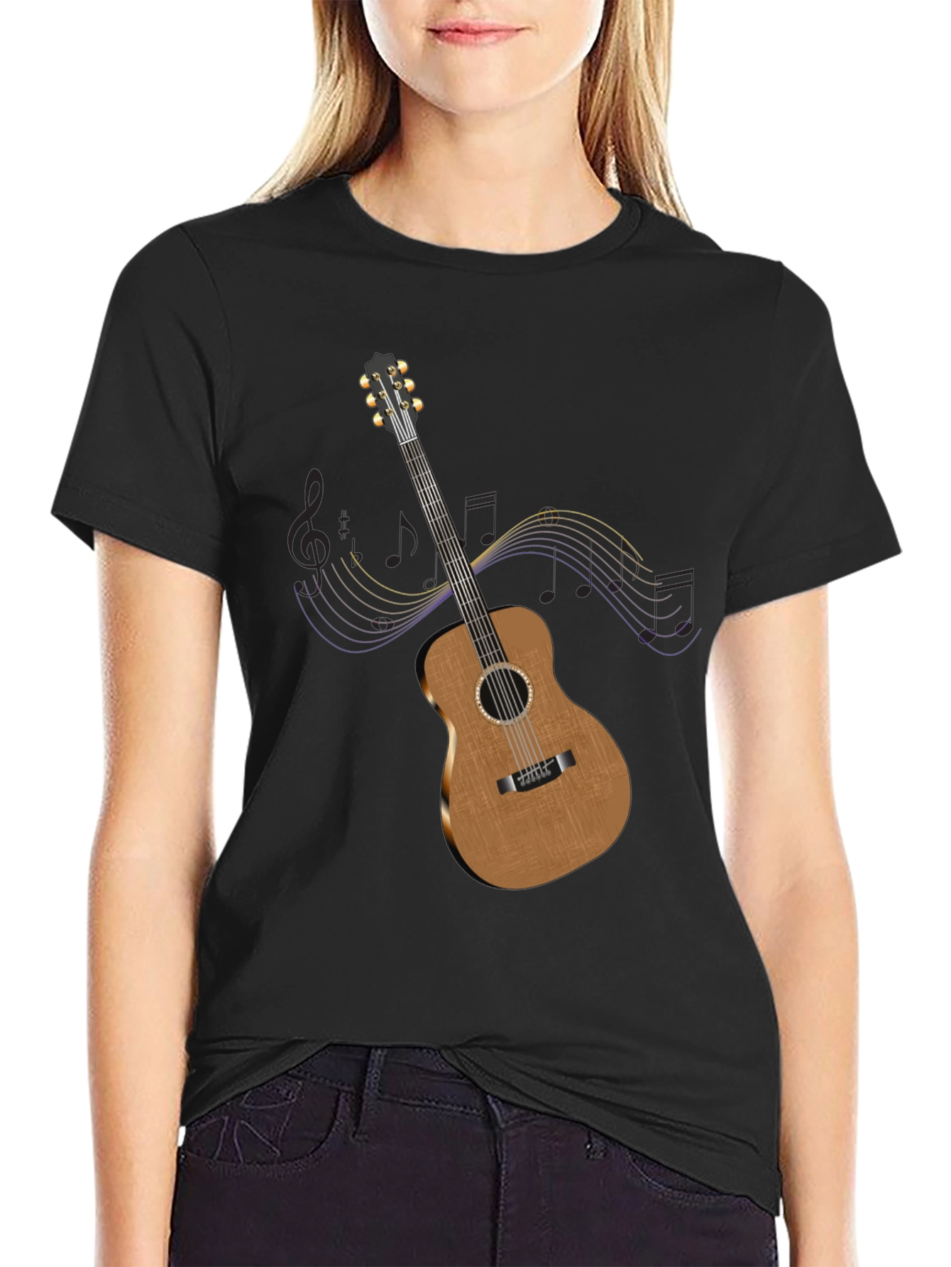 Guitar Graphic Tee - Musical Style