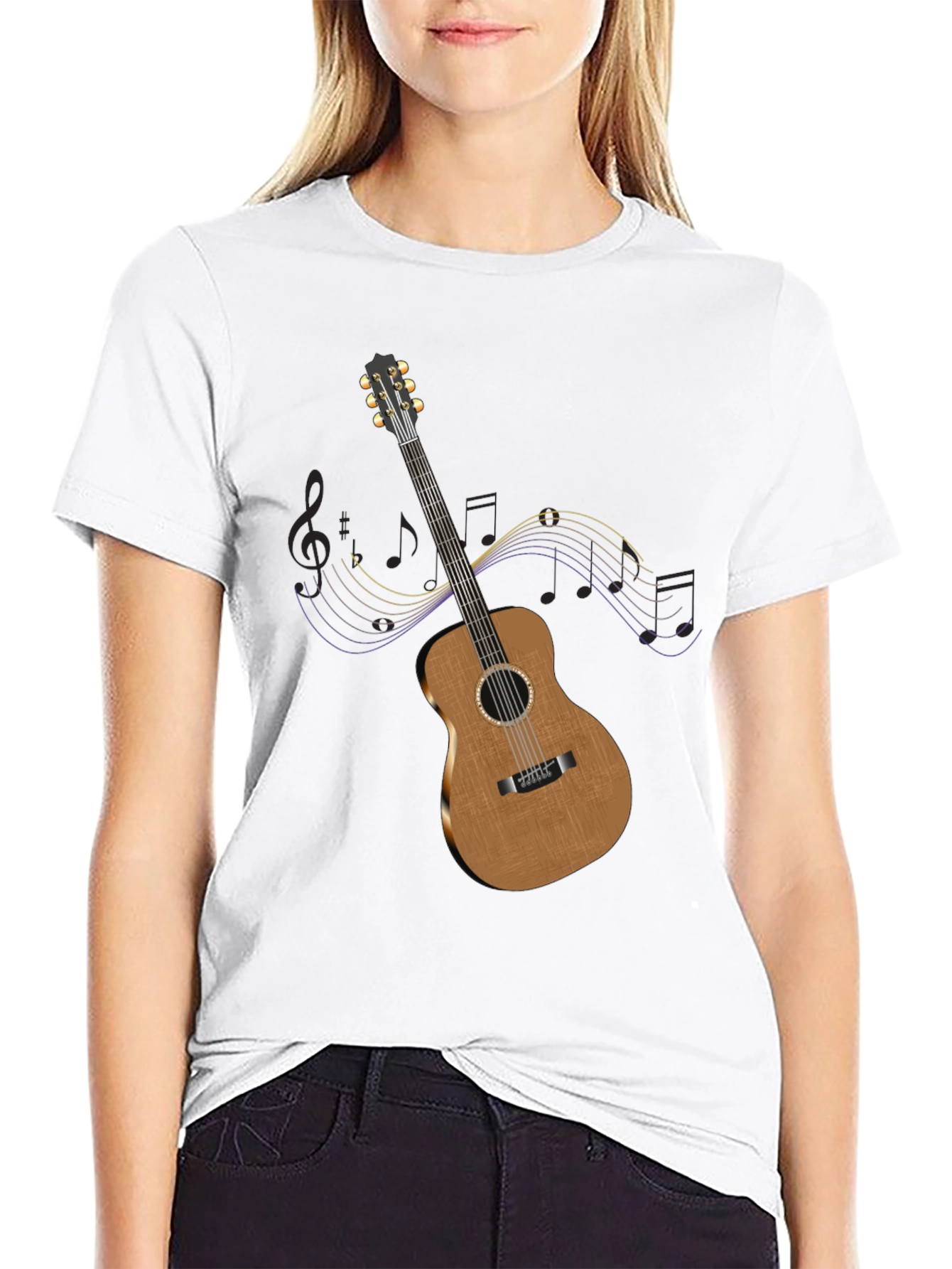 Guitar Graphic Tee - Musical Style