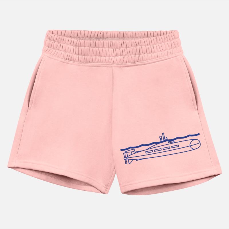 Submarine Water Surface Periscope Observe Dives