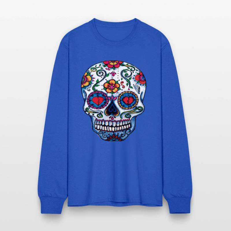 Sugar Skull Floral Burst