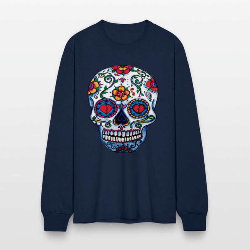 Sugar Skull Floral Burst