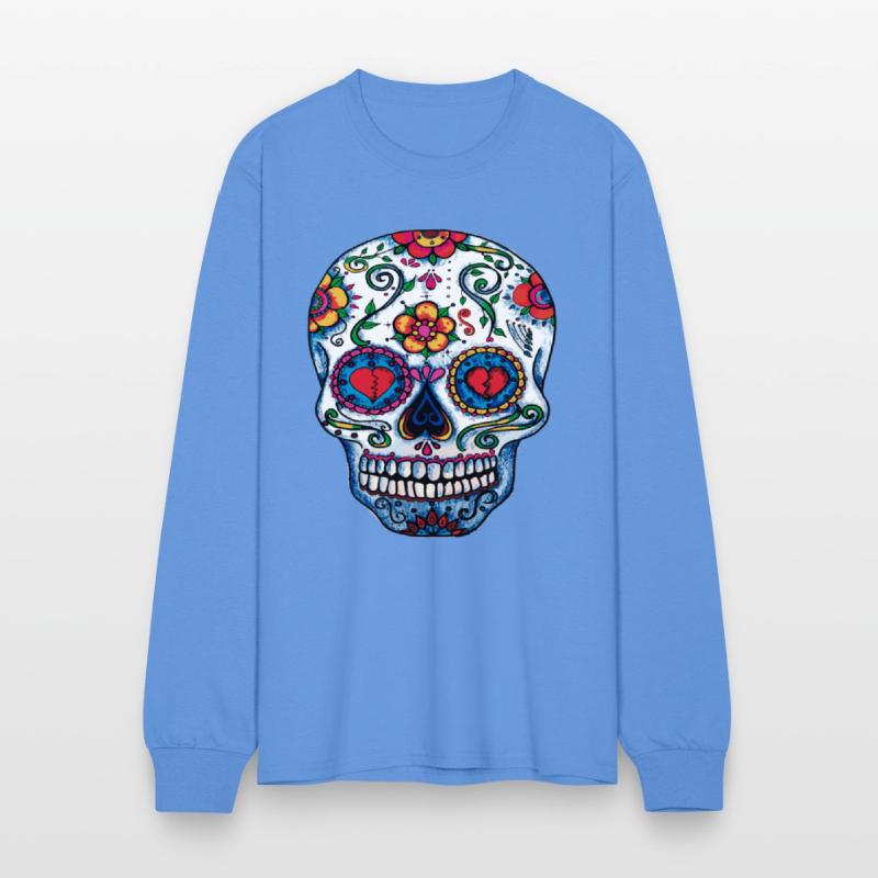 Sugar Skull Floral Burst