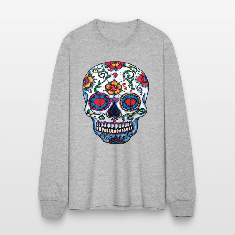 Sugar Skull Floral Burst