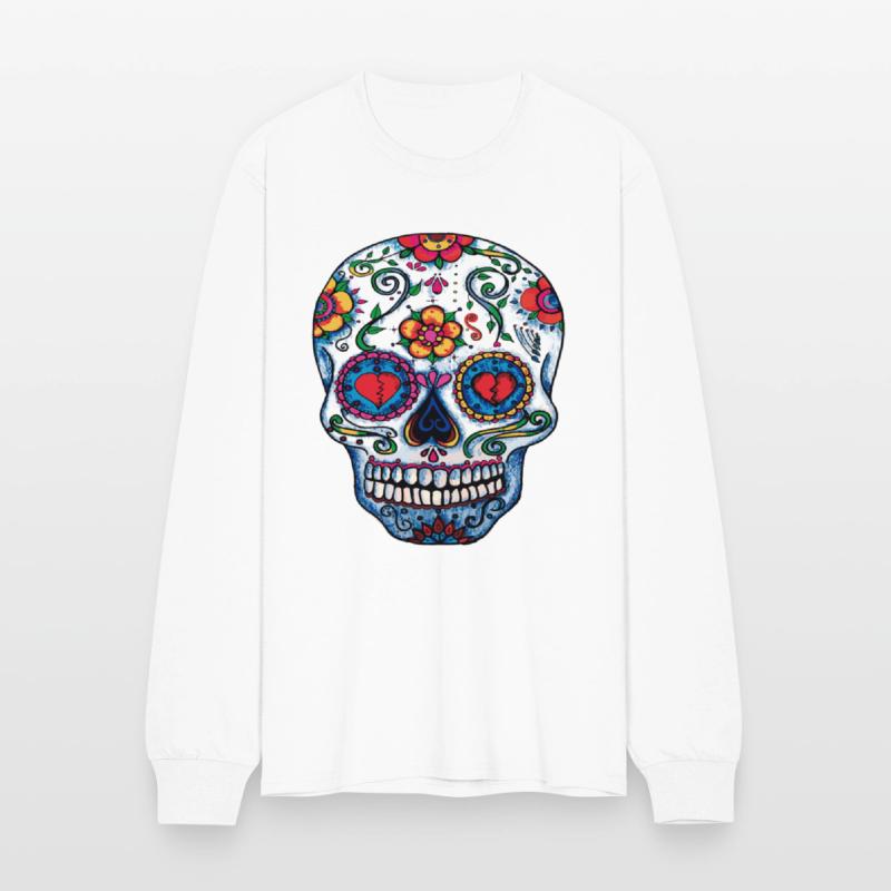 Sugar Skull Floral Burst