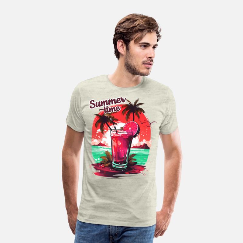 Summer Time Cocktail Beach Vacation Gift