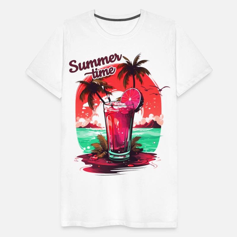 Summer Time Cocktail Beach Vacation Gift