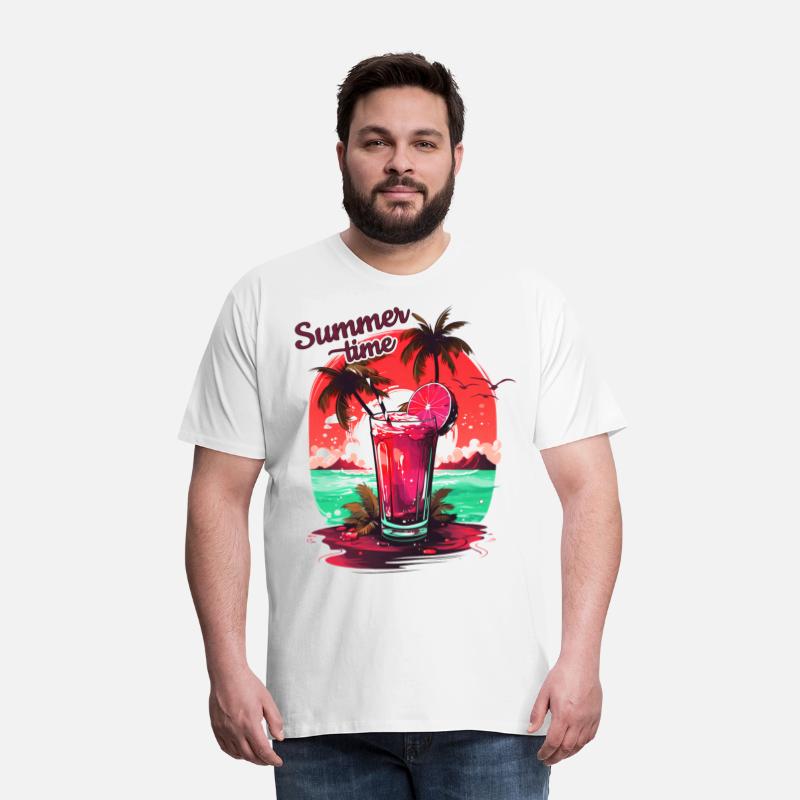 Summer Time Cocktail Beach Vacation Gift