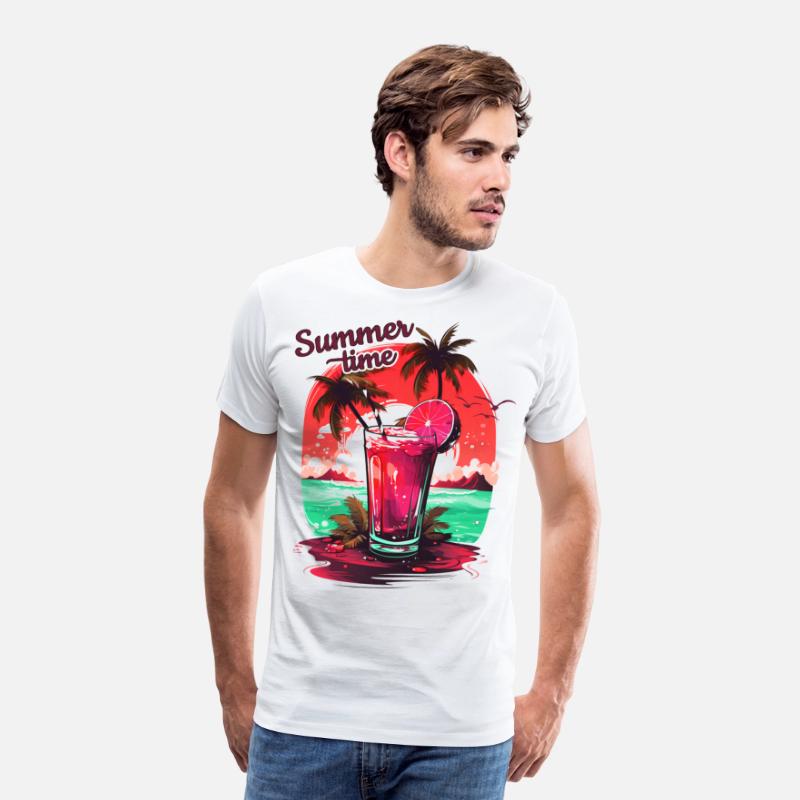 Summer Time Cocktail Beach Vacation Gift