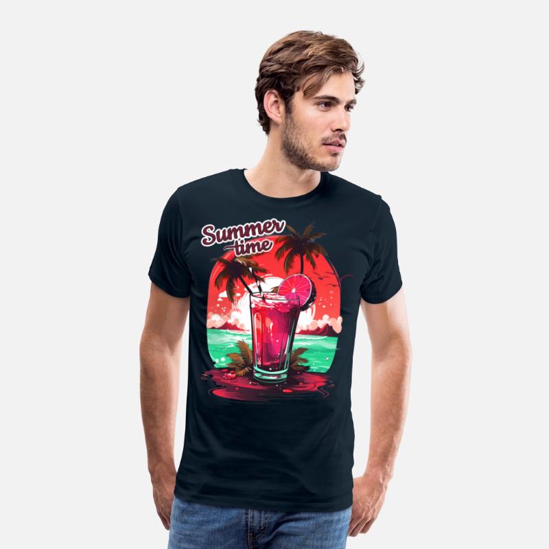 Summer Time Cocktail Beach Vacation Gift