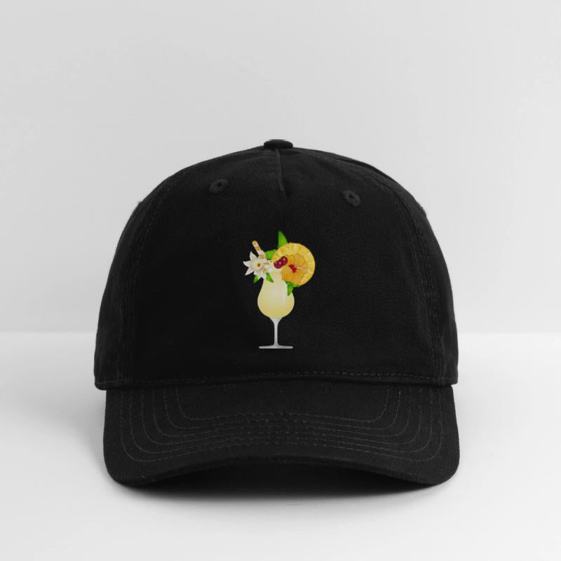 Summery cocktail decorated with fruit