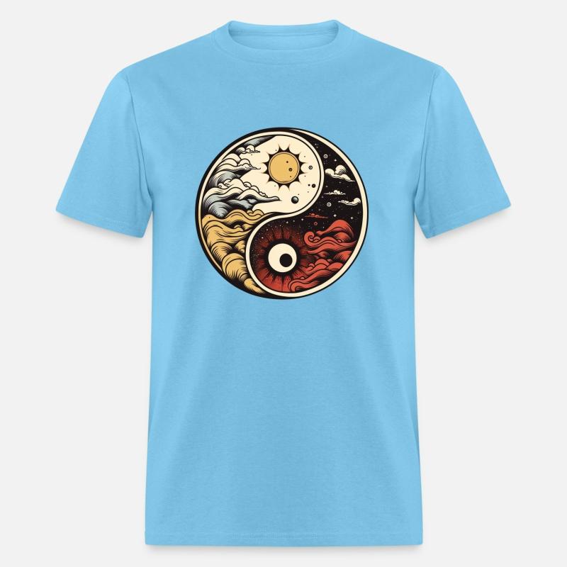 Sun and moon yin yang