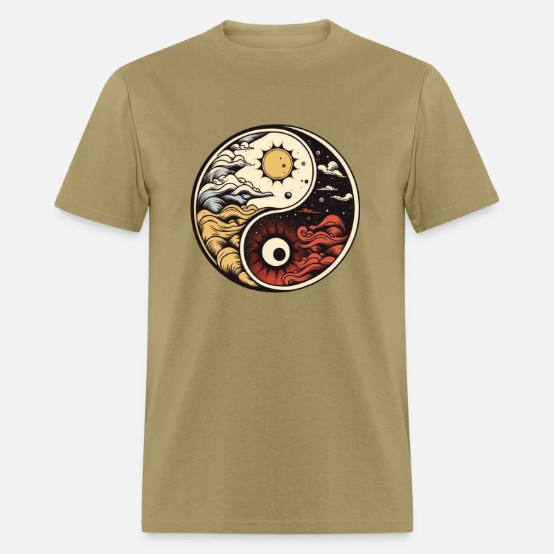 Sun and moon yin yang
