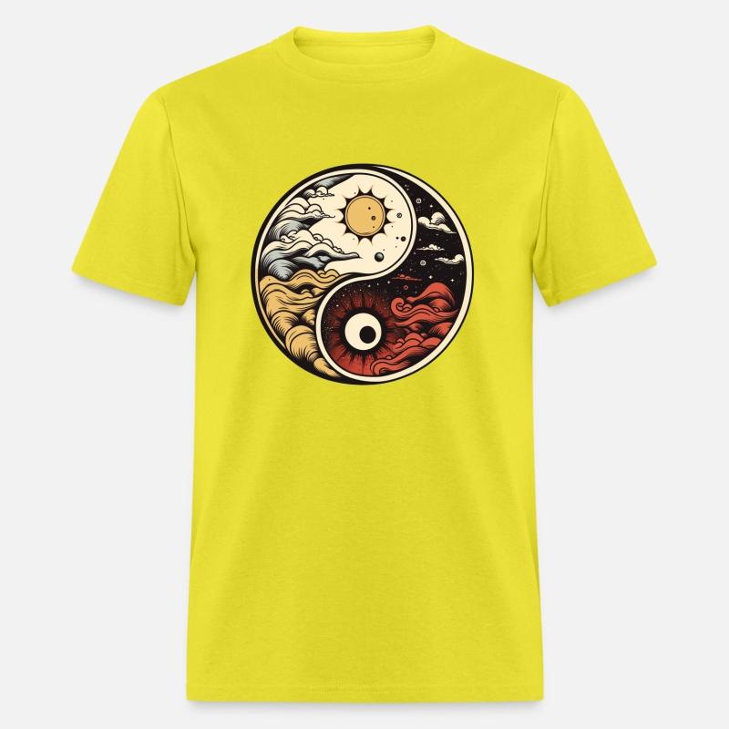 Sun and moon yin yang