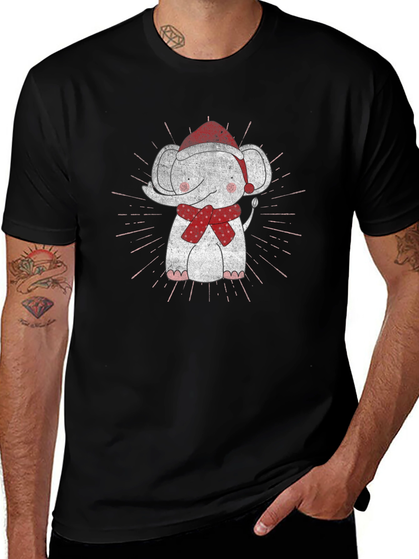 Elephant Christmas T-Shirt