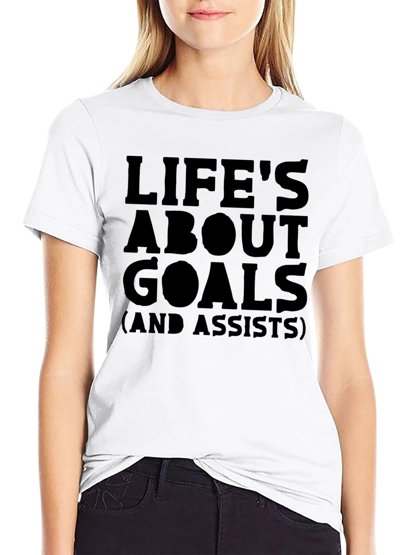 Lifes About Goals T-Shirt - Funny Soccer Tee