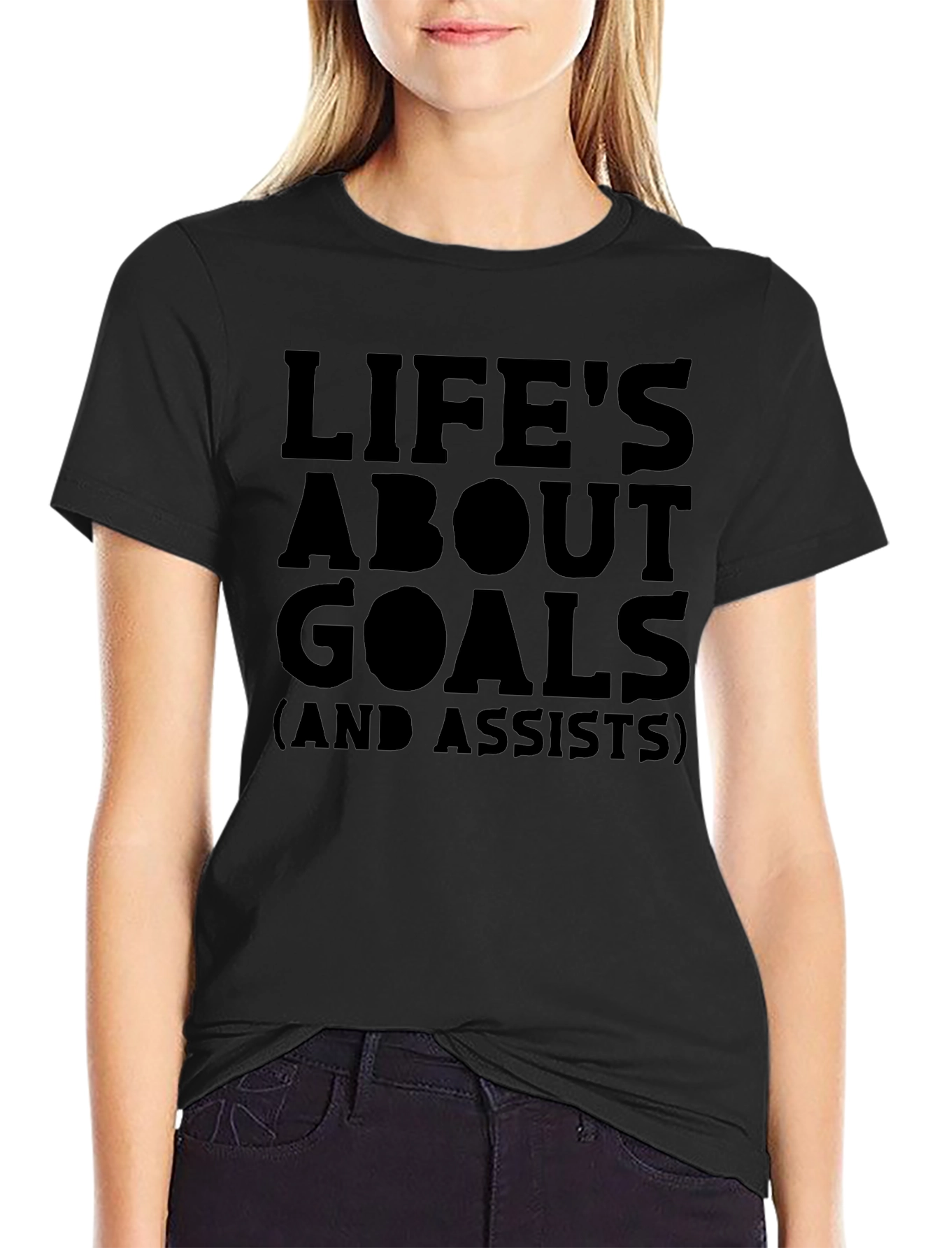 Lifes About Goals T-Shirt - Funny Soccer Tee