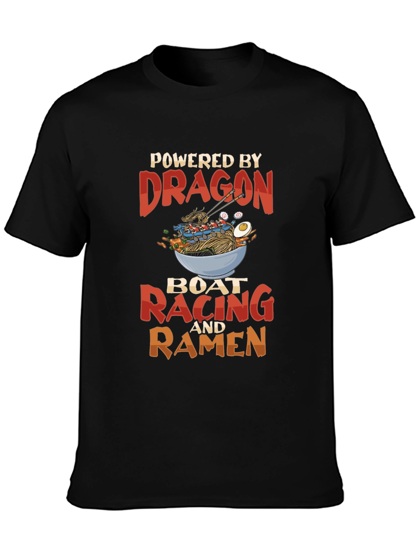 Dragon Boat Racing & Ramen Graphic T-Shirt