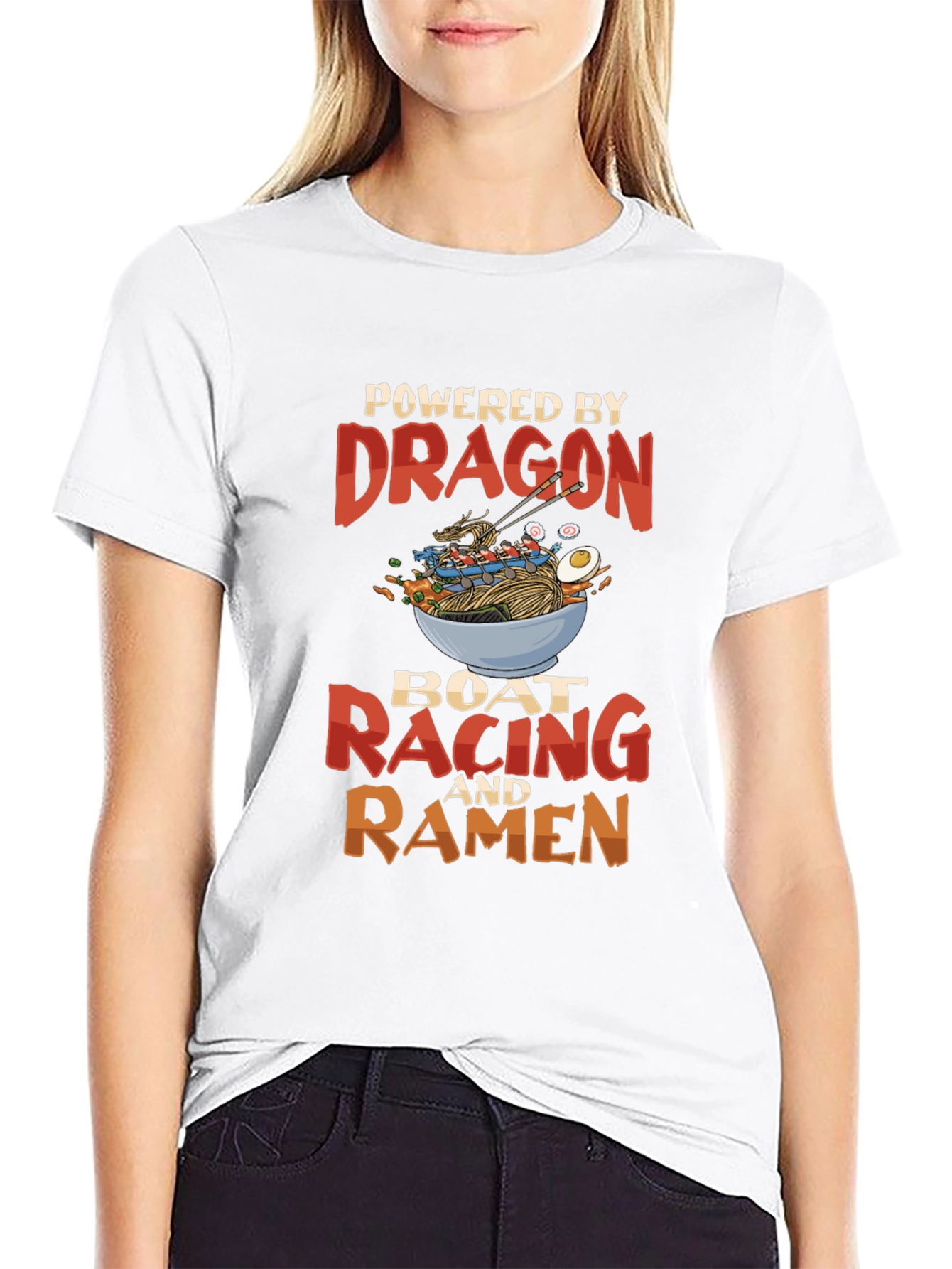 Dragon Boat Racing & Ramen Graphic T-Shirt
