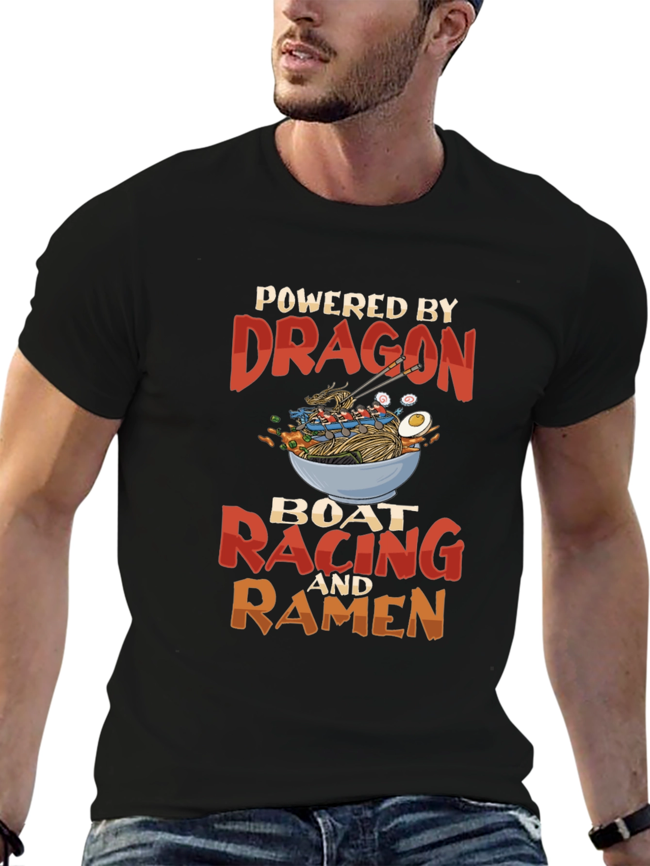 Dragon Boat Racing & Ramen Graphic T-Shirt
