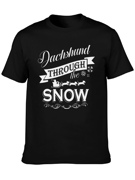 Dachshund Through the Snow T-Shirt