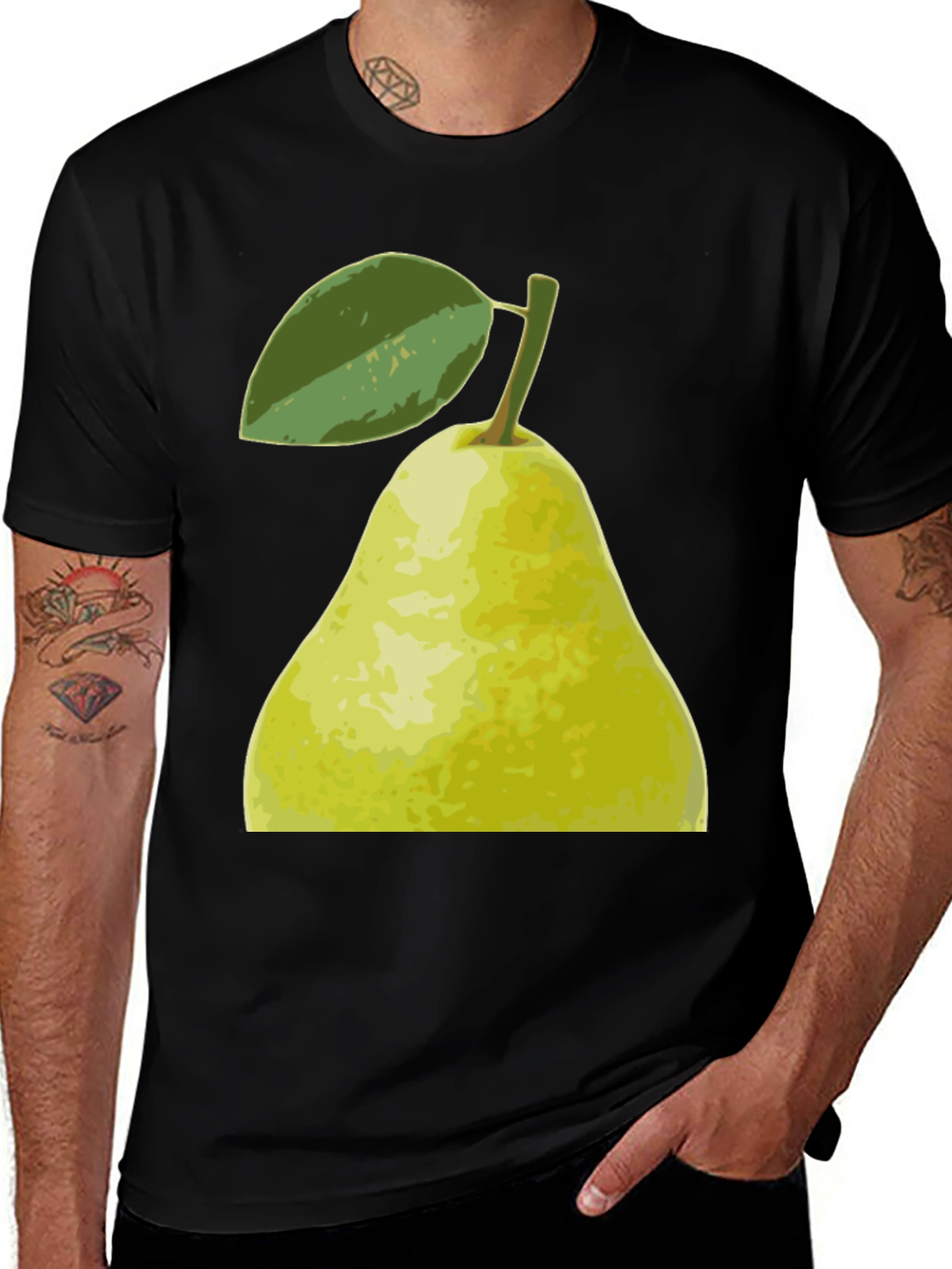 Pear Graphic Tee - Fruity Fashion