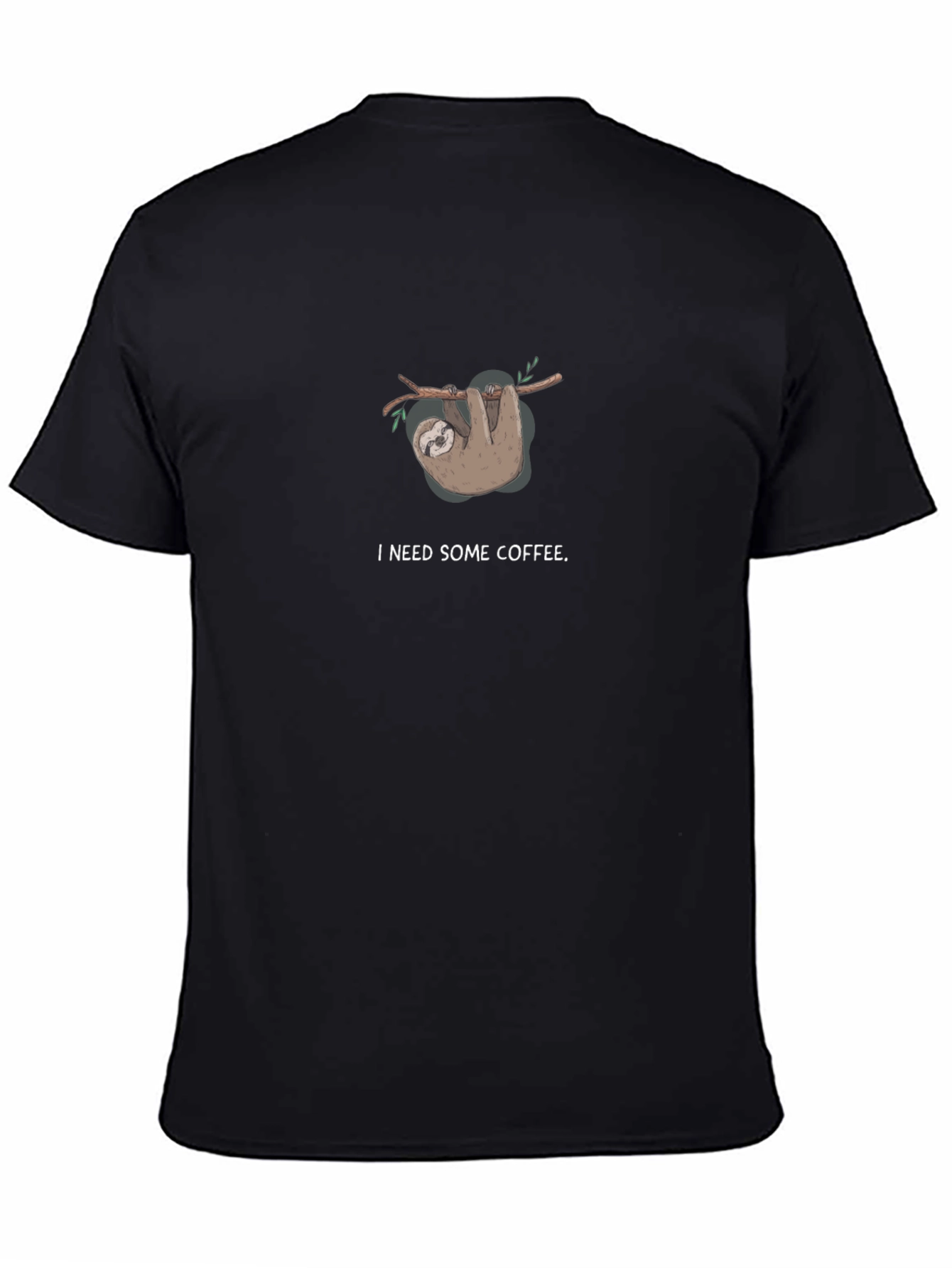 Sloth Coffee T-Shirt - Mens Graphic Tee