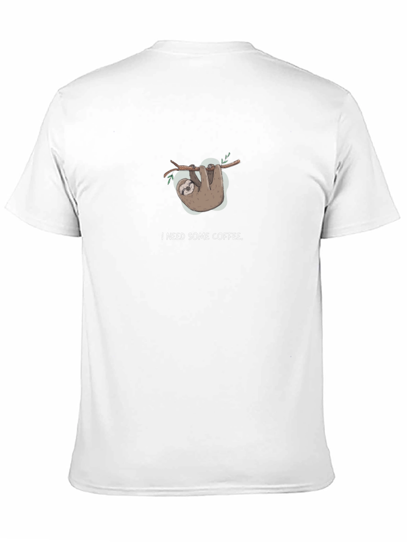Sloth Coffee T-Shirt - Mens Graphic Tee