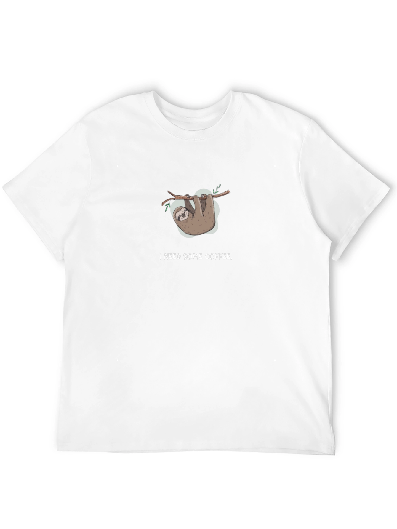Sloth Coffee T-Shirt - Mens Graphic Tee