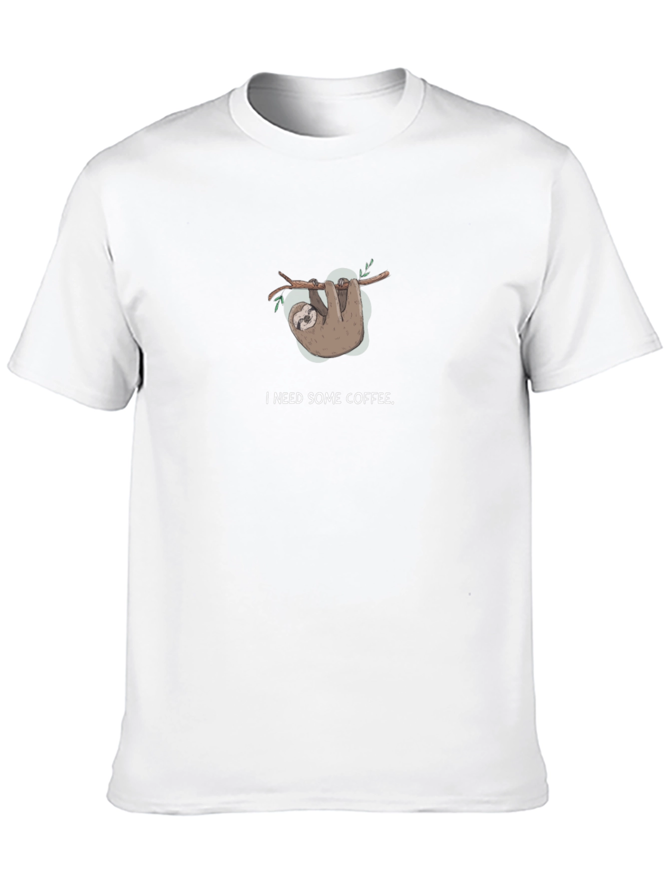 Sloth Coffee T-Shirt - Mens Graphic Tee