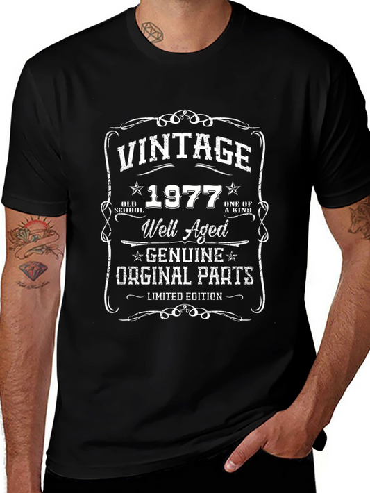 Vintage 1977 T-Shirt - Well Aged Original Parts