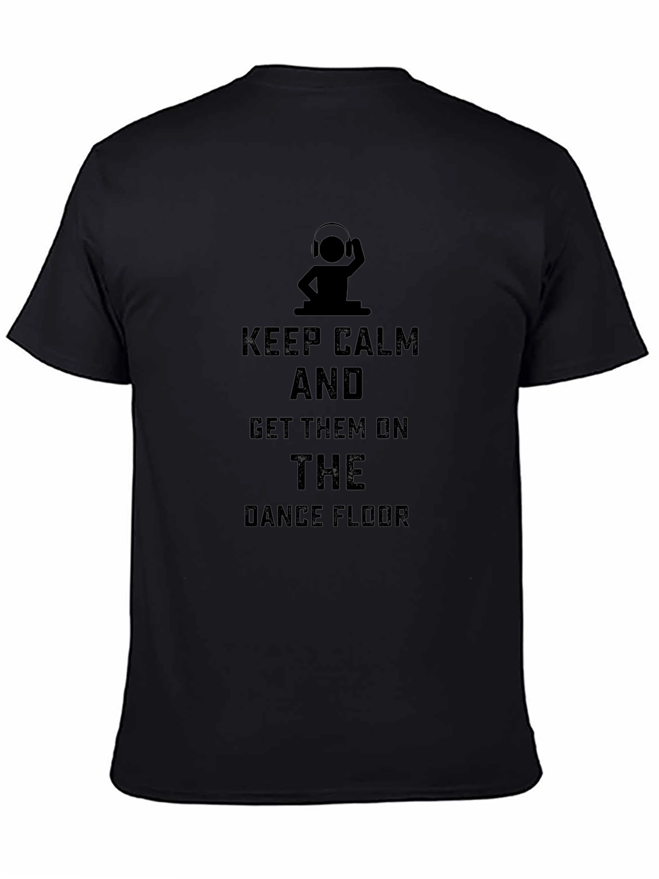 Keep Calm DJ Black T-Shirt