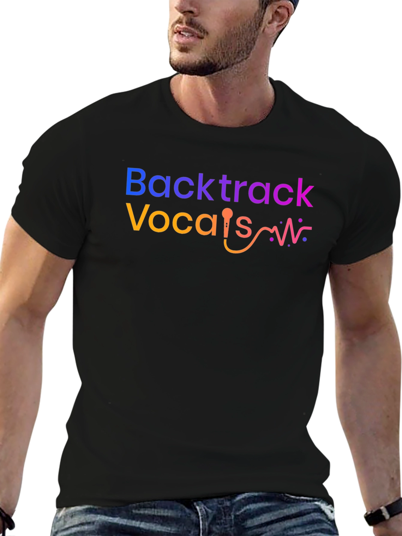Backtrack Vocals T-Shirt - Music Lover Tee