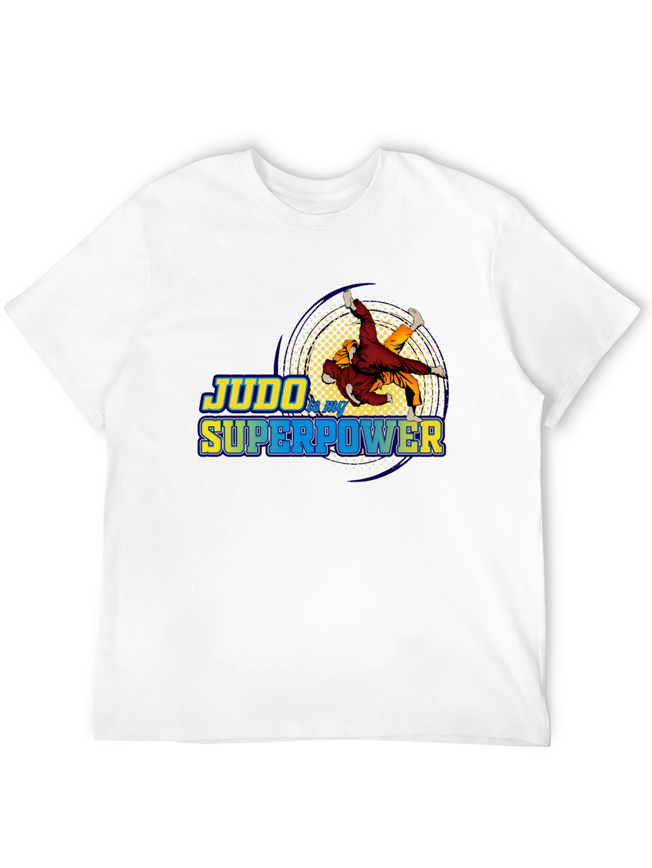 Judo is My Superpower Black T-Shirt