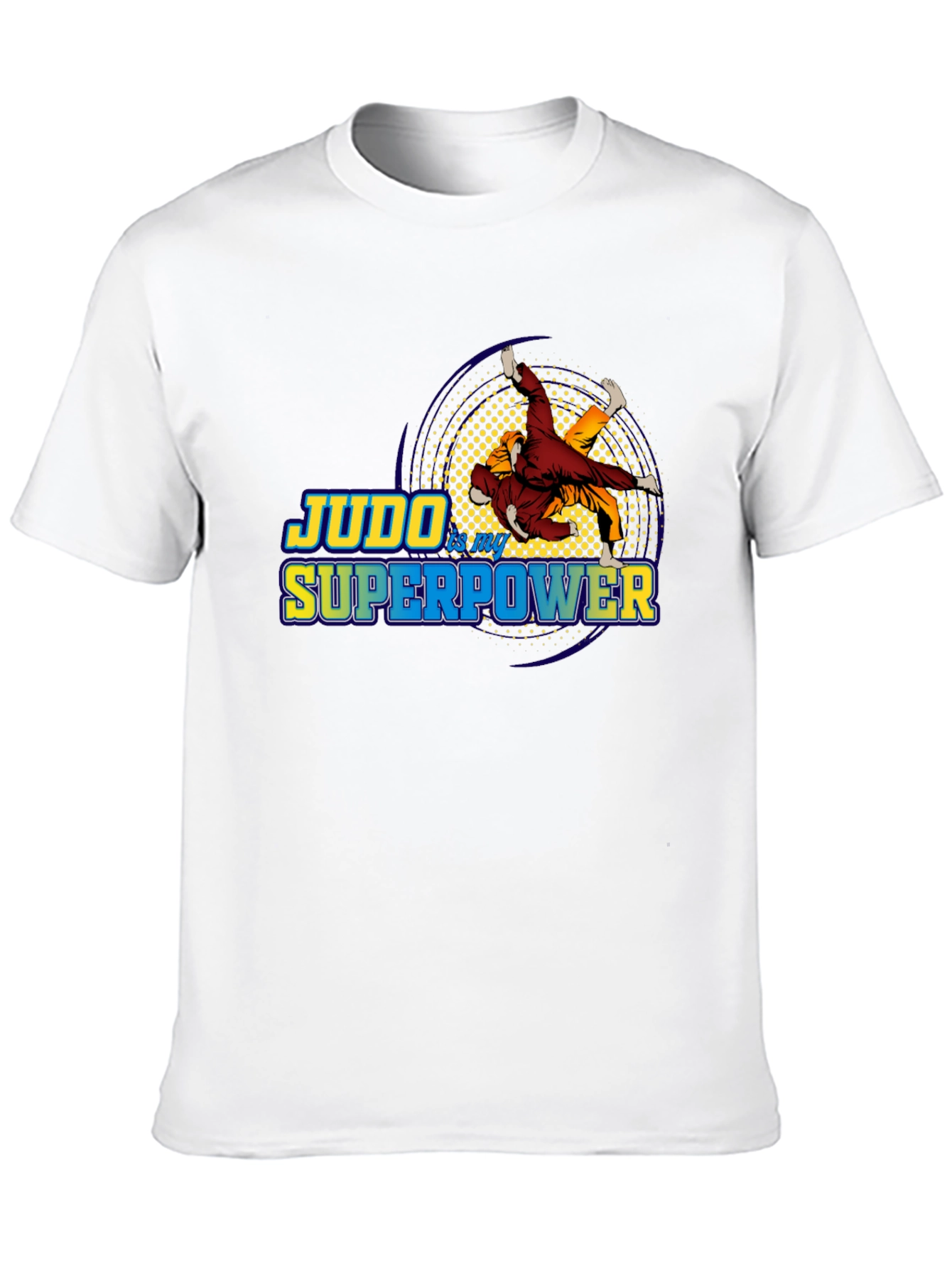 Judo is My Superpower Black T-Shirt