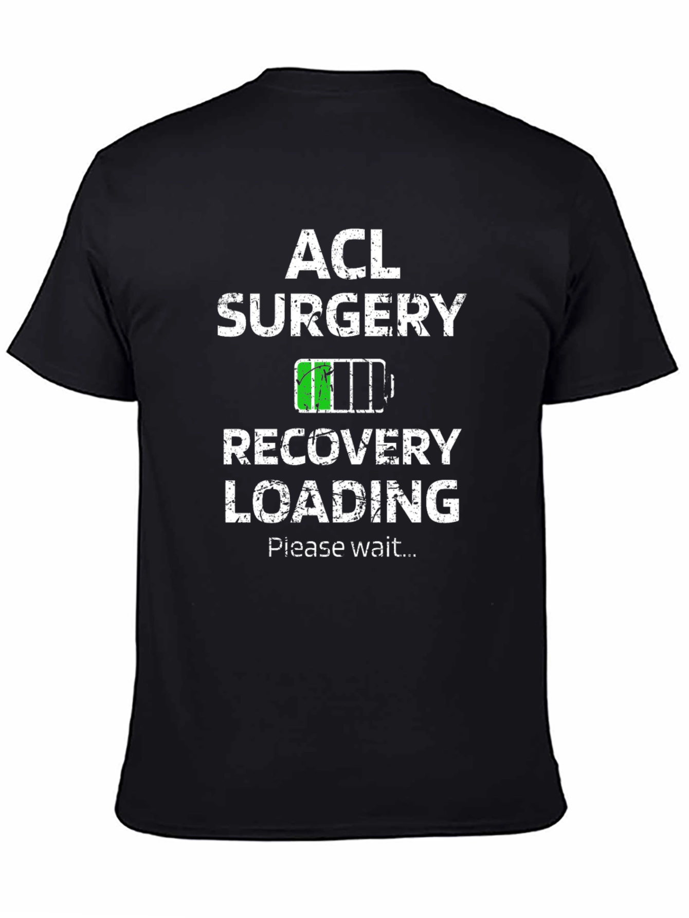 ACL Surgery Recovery Loading T-Shirt - Get Well Soon!