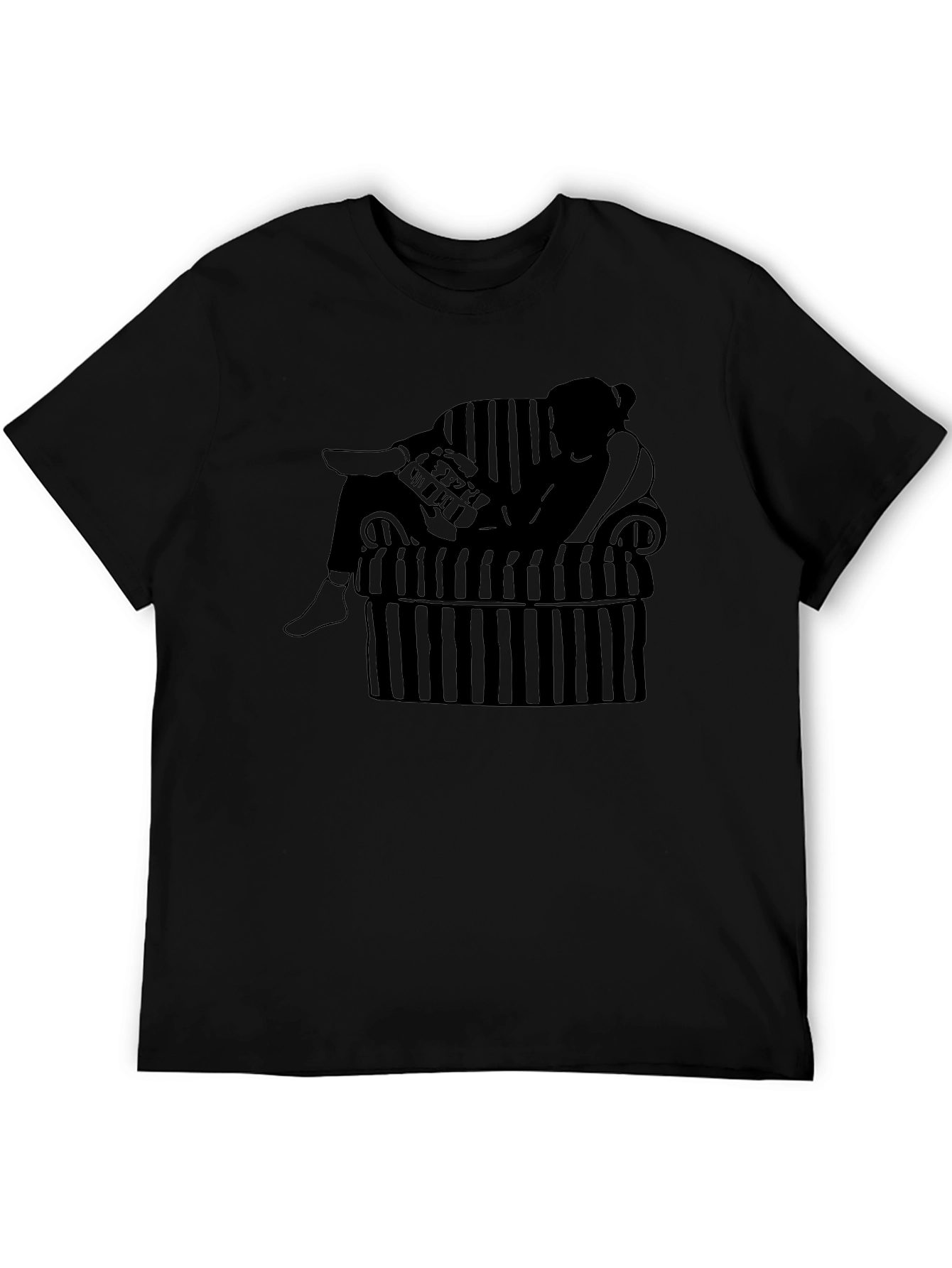 Relaxed Reader Graphic Tee - Black