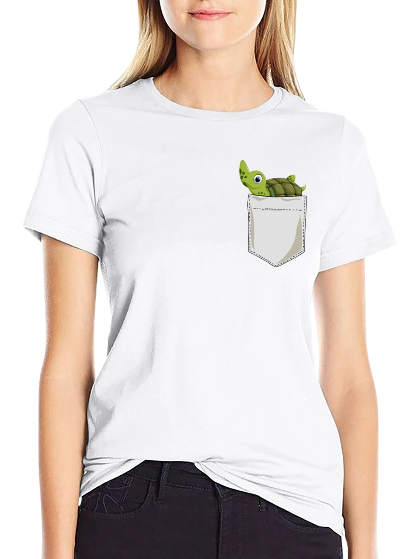 Turtle Pocket Graphic T-Shirt