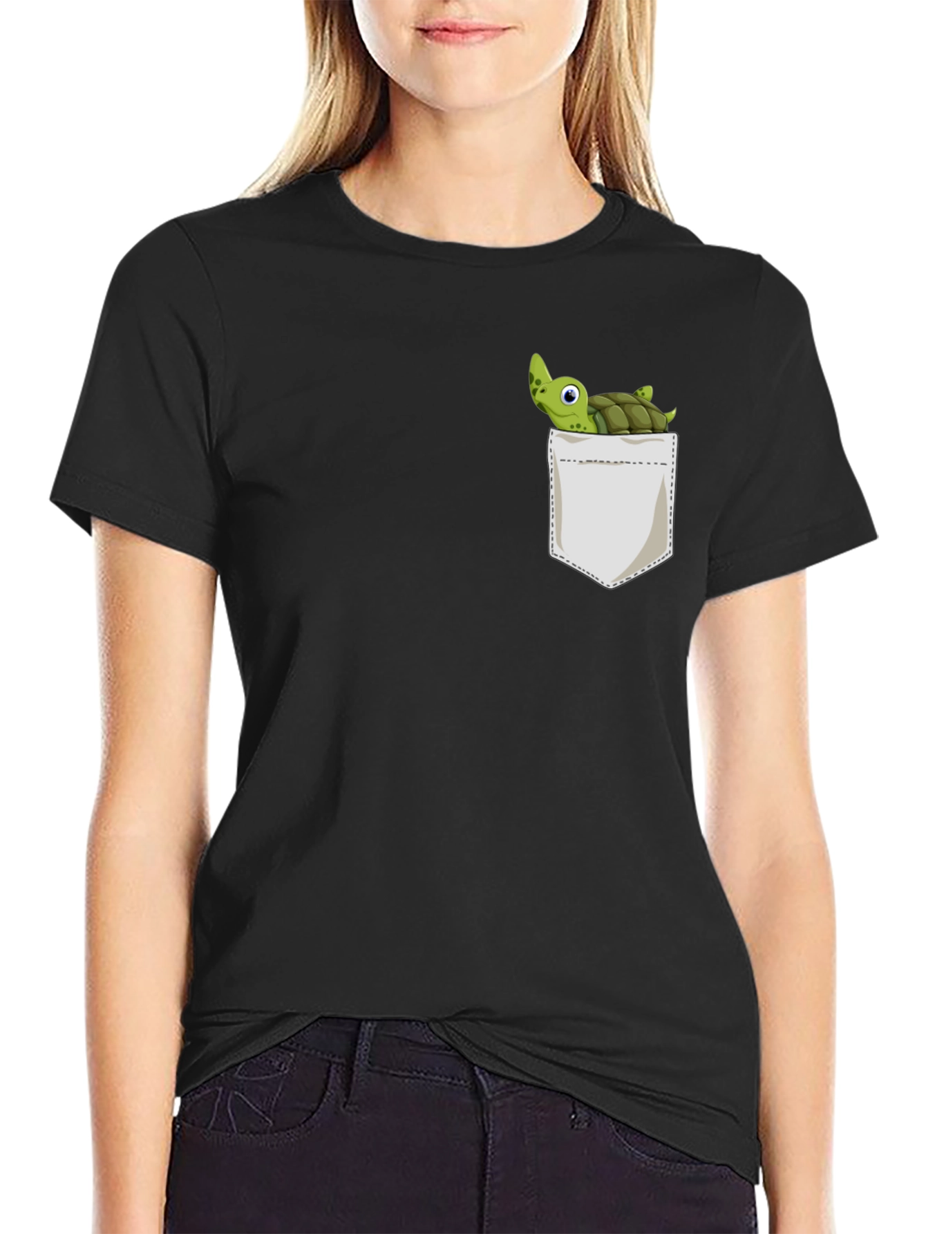 Turtle Pocket Graphic T-Shirt