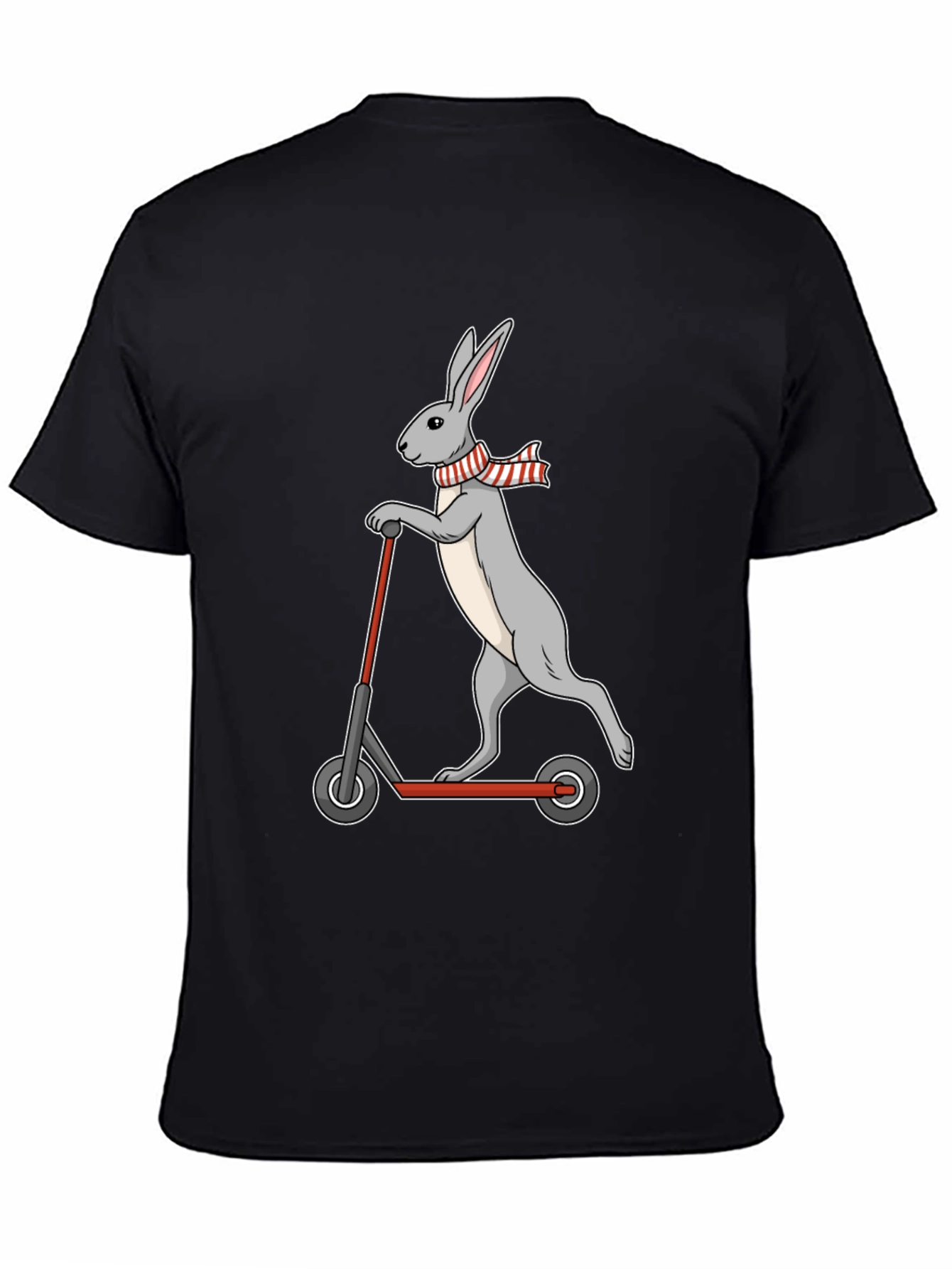 Rabbit Scooter T-Shirt - Cool Graphic Tee
