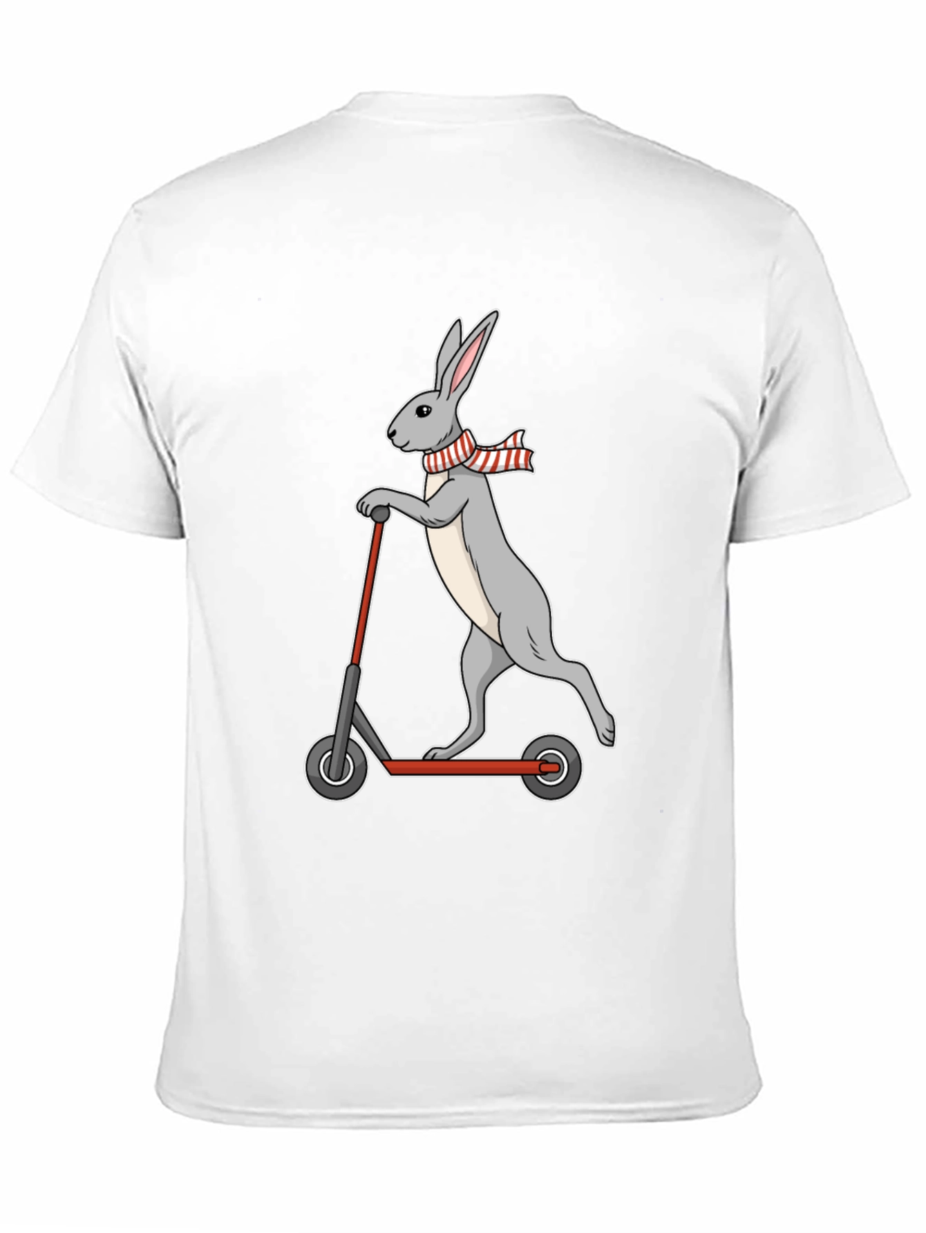 Rabbit Scooter T-Shirt - Cool Graphic Tee