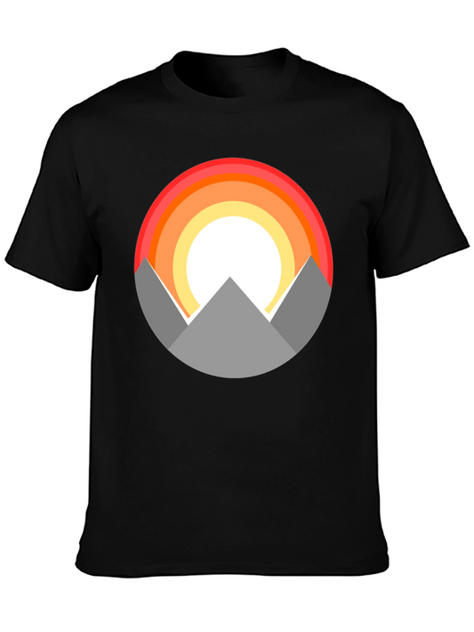 Sunrise Mountain Graphic Tee - Stylish Casual Wear