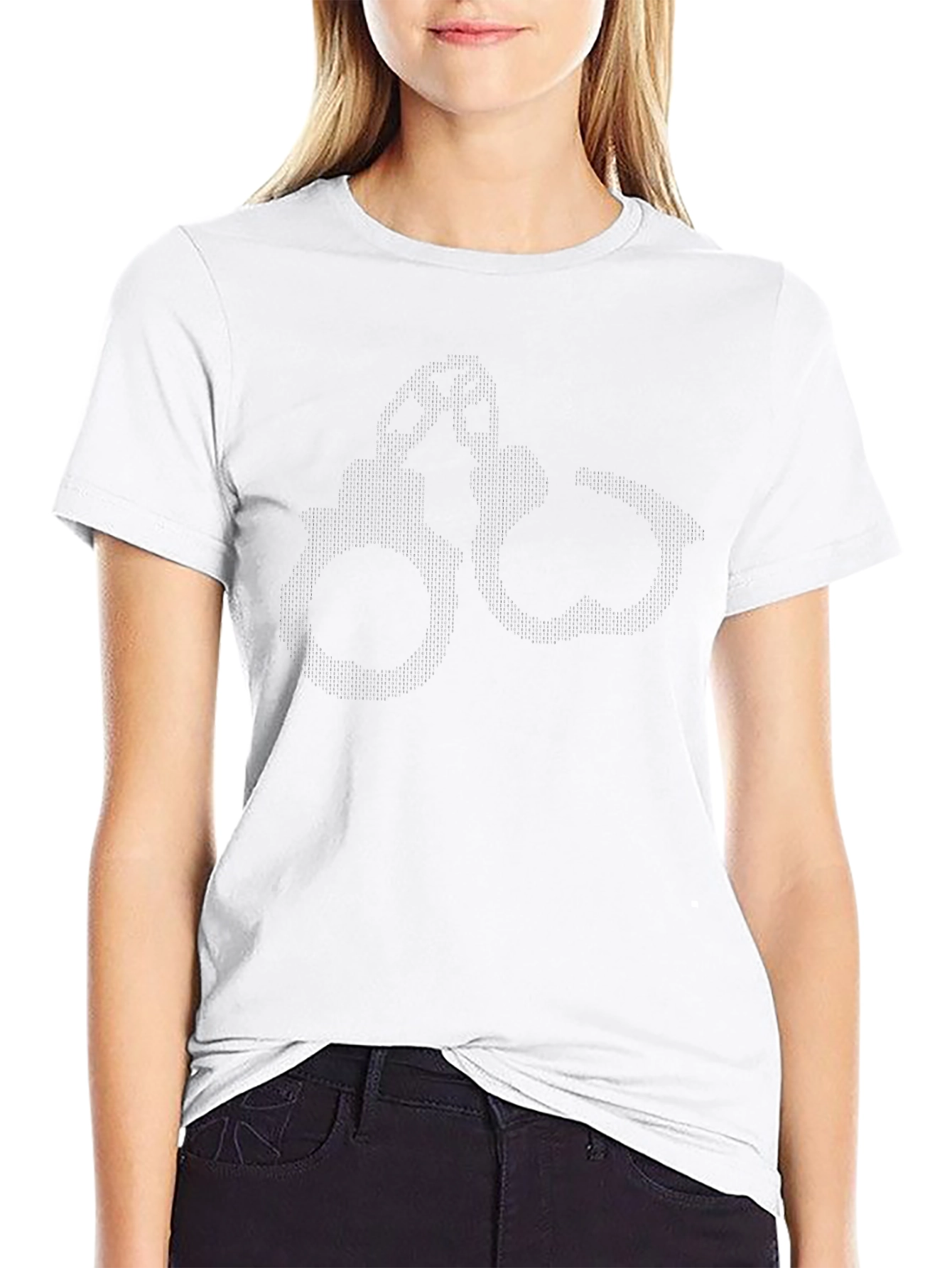 Classic Black Cotton Crew Neck T-Shirt