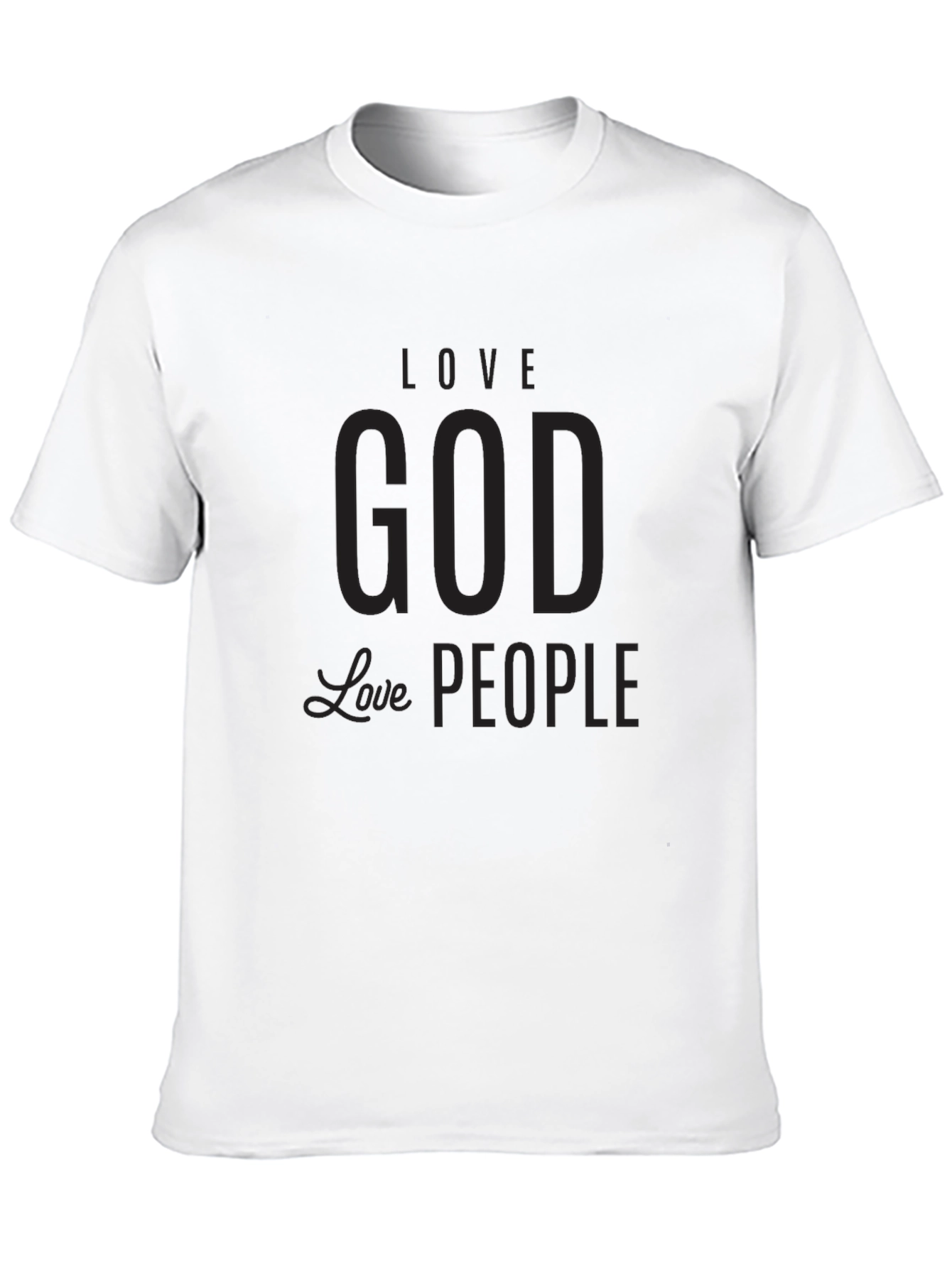 Love God Love People Graphic T-Shirt