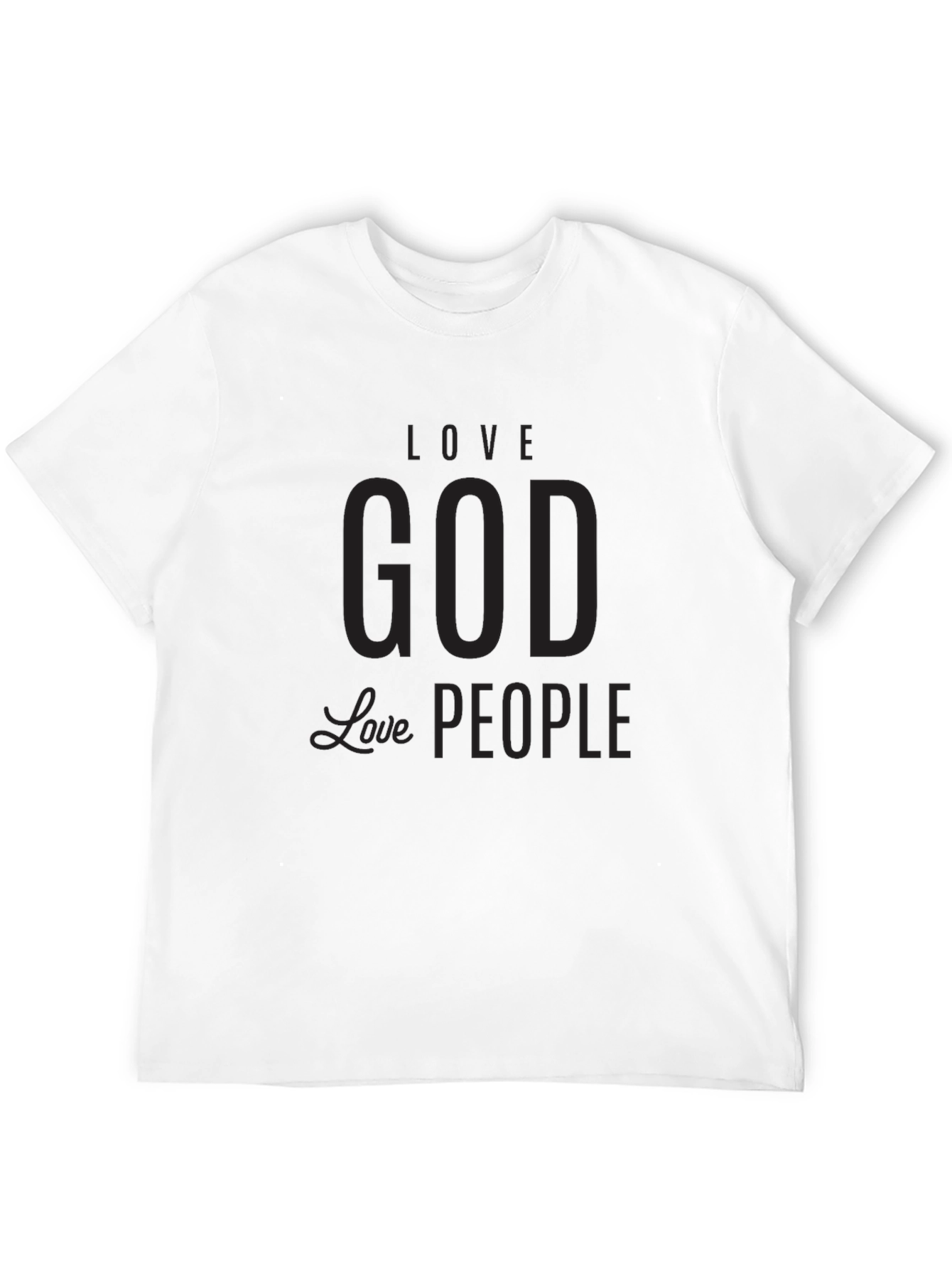 Love God Love People Graphic T-Shirt