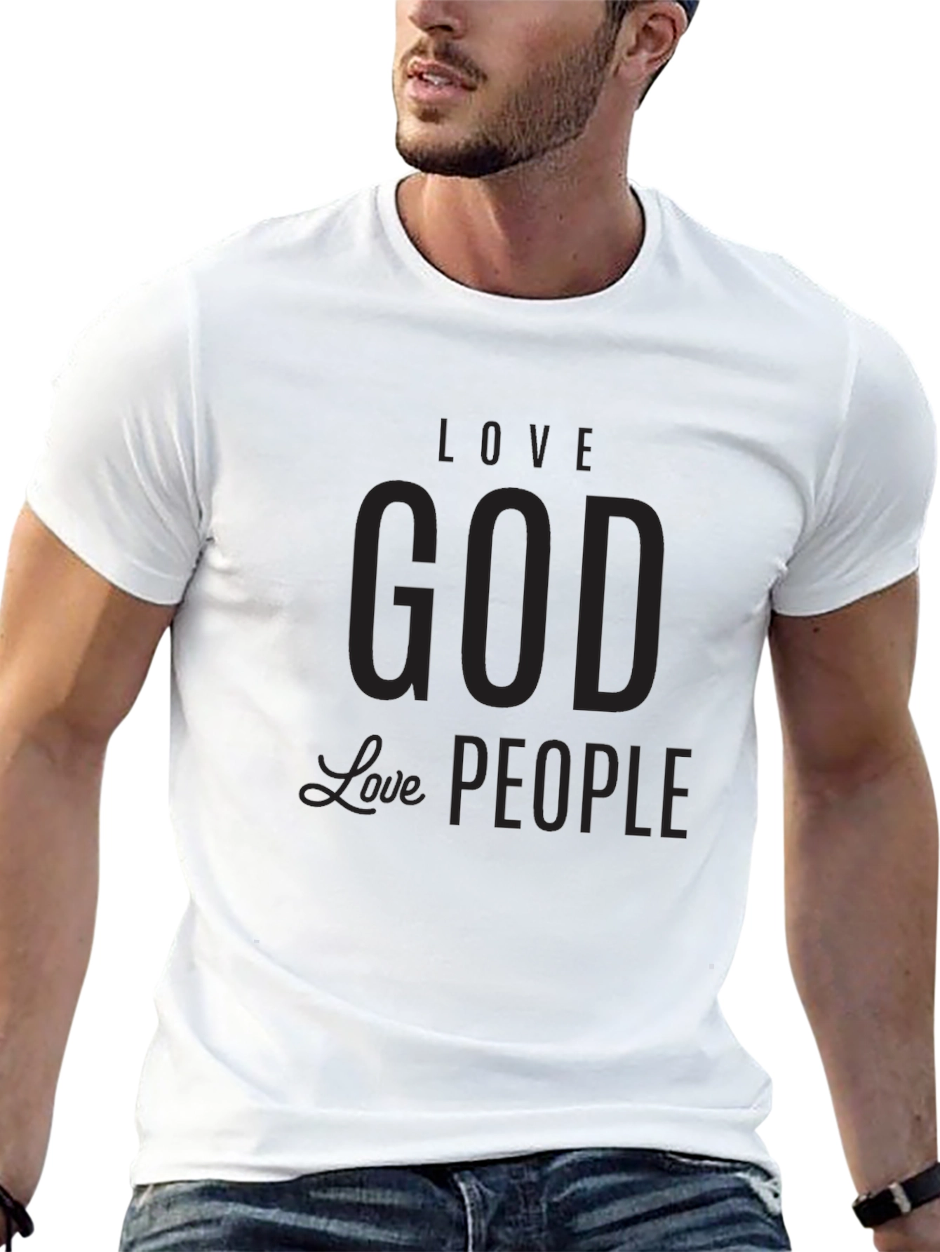 Love God Love People Graphic T-Shirt