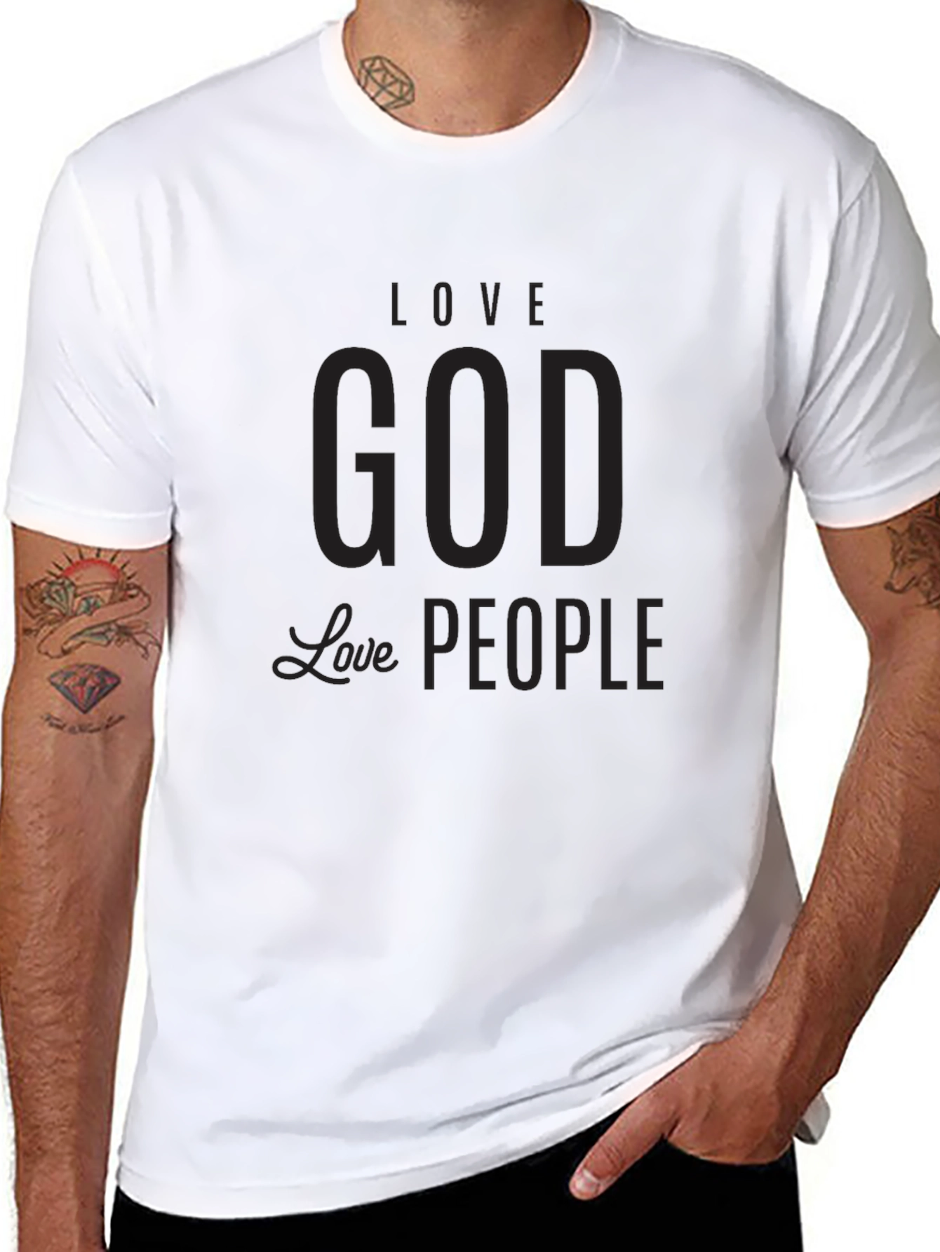 Love God Love People Graphic T-Shirt