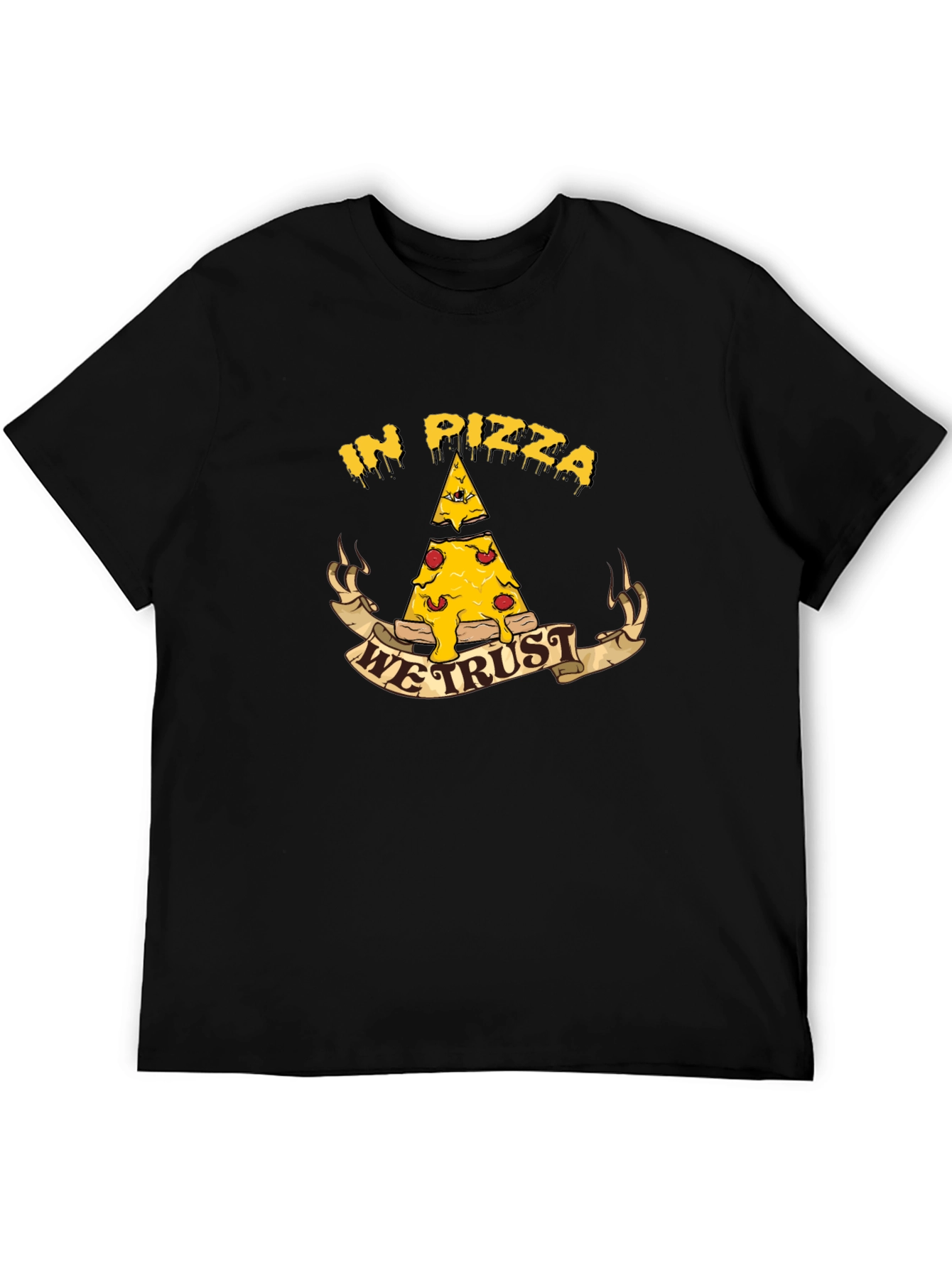 In Pizza We Trust T-Shirt - Funny Foodie Tee